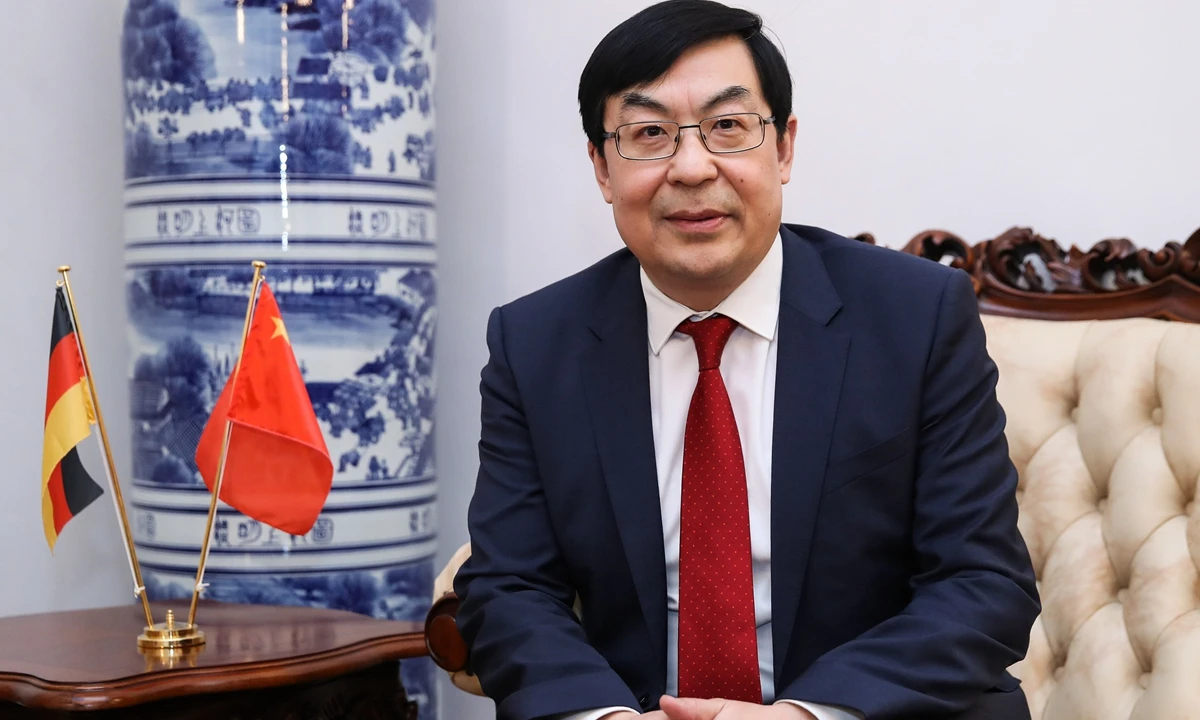 Wang Weidong, Minister and Head of the Economic and Commercial Department of the Chinese Embassy in Germany Photo: Courtesy of Wang Weidong