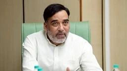 Delhi's Environment Minister Gopal Rai.  (ANI)