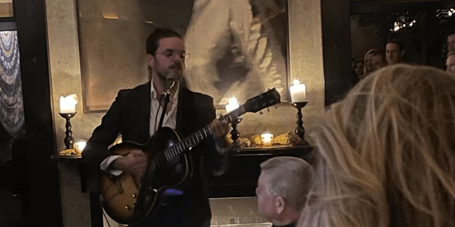 Former Mumford & Sons banjo player Winston Marshall performs in New York City.