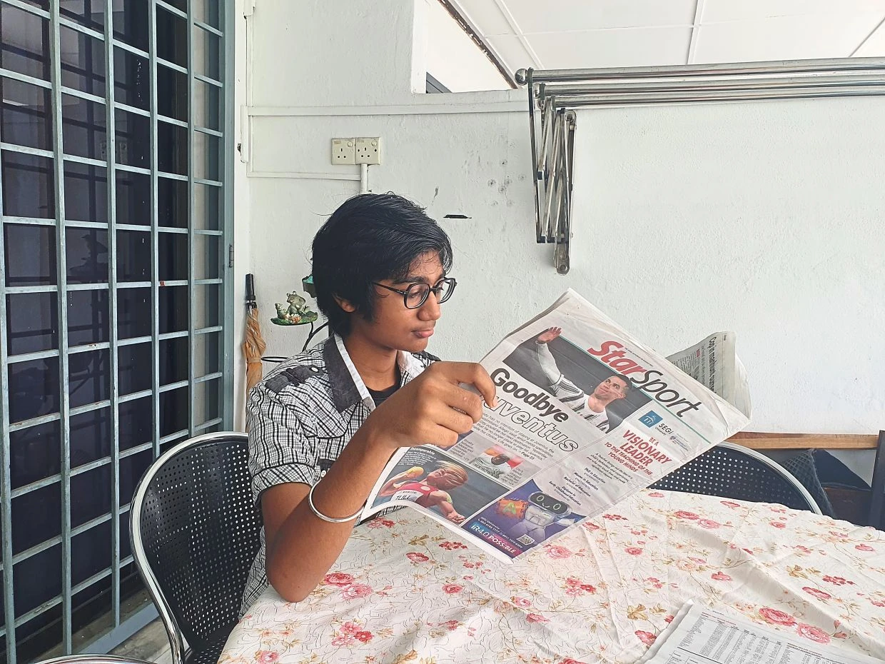 Weekend hobby: It was his father's love for the newspaper that made Gurjit find joy in reading it.