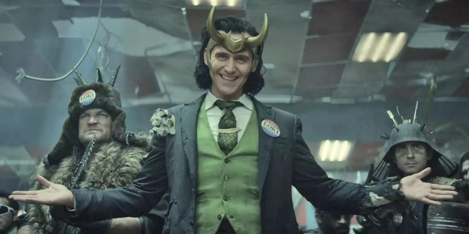 President Loki appearing with his army at Loki
