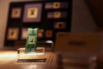 A chip is pictured at the Taiwan Semiconductor Research Institute (TSRI) at Hsinchu Science Park in Hsinchu, Taiwan, September 16, 2022. (Photo: Reuters/Ann Wang)